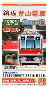 バンダイ Bトレインショーティー 箱根登山電車 1000形 レーティッシュ塗装 (中古品)