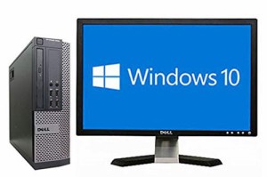 中古 DELL デスクトップパソコン OPTIPLEX 7020 SFF 液晶セット Windows10 (中古品)
