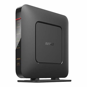 バッファローWiFi ルーター無線LAN 最新規格 Wi-Fi6 11ax / 11ac AX1800 57(中古品)