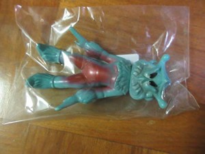 ミニソフビ ツルク星人（レオ怪獣）ポピー(中古品)