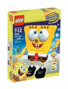 【国内未発売・希少モデル】 LEGO SpongeBob Build-A-Bob 3826「並行輸入品(未使用品)