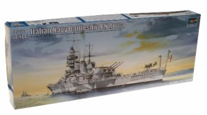 トランペッター 1/350 戦艦シリーズ イタリア海軍 戦艦ローマ プラモデル(未使用品)