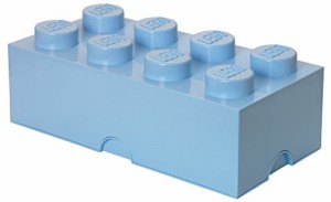 LEGO 収納BOX 8 [並行輸入品] (ライトブルー)(未使用品)