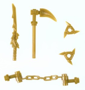 輸入レゴニンジャゴー Lego Ninjago Gold Weapons Set [並行輸入品](未使用品)