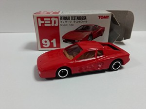 トミカ91-2 フェラーリ テスタロッサ 赤 中国製(未使用品)