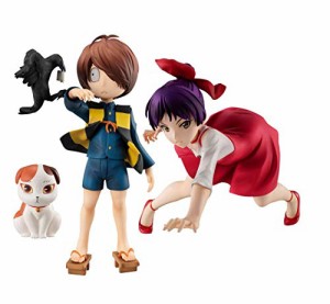 G.E.M.シリーズ ゲゲゲの鬼太郎 鬼太郎＆ねこ娘 すねこすり付きセット 完成(未使用品)