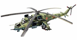 プラッツ 1/72 航空模型特選シリーズ Mi-24V/VP ハインドE プラモデル AE-1(未使用品)