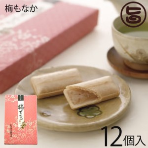 梅もなか 12個入り×1箱 港屋 老舗和菓子屋のスイーツ 和歌山 土産 和菓子 モナカ 最中