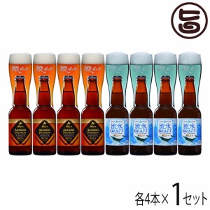 ギフト 網走ビール 流氷ドラフト ABASHIRIプレミアムビール 8本ギフトセット 北海道 人気 土産 人気の2種 地ビール