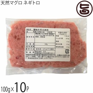 アジアマリン 静岡県水揚げ 極上 天然マグロ ネギトロ 100g×10P 国産 インド洋漁獲キハダ 太平洋漁獲ビンチョウ