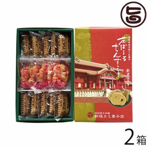 新垣カミ菓子店 ちんすこう(10包)・花ぼうる(5枚) セット×2箱 沖縄 土産 人気 菓子 ご自宅用に お土産に