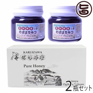 ギフト 荻原養蜂園 国産そばはちみつ 平瓶入り 300g×2瓶 ギフト箱入 国産養蜂 長野県 信州 人気 土産 贈答用 贈り物