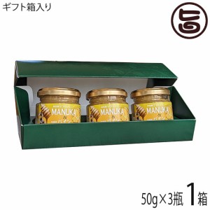 ギフト箱入り Honey Fusion マヌカハニー＆パイン 50g×3瓶 沖縄県優良県産品 受賞
