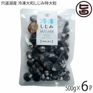 平野缶詰 宍道湖産 冷凍大和しじみ特大粒 殻高16mm以上(砂はき済) 500g×6P 島根 新鮮 シジミ 魚介類 オルニチン