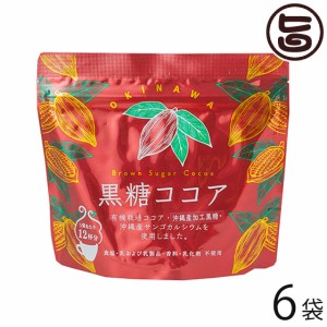 海邦商事 黒糖ココア 180g×6袋 沖縄県産 黒糖 サンゴ カルシウム