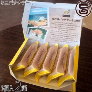 モンテドール ミニバナナケーキ (6個箱入)×2箱 沖縄 宮古島 定番 土産 人気 香料・マーガリン不使用