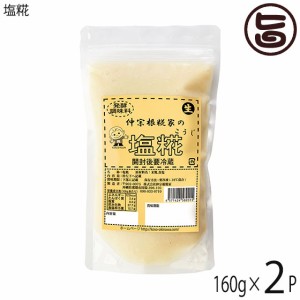 仲宗根糀家 塩糀 160g×2P 生きてる酵素入り 発酵調味料 調味料 沖縄県産 塩こうじ