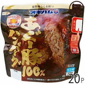 あぐー豚100% ハンバーグ 200ｇ×20個 沖縄 土産 簡単調理 おかず レトルト