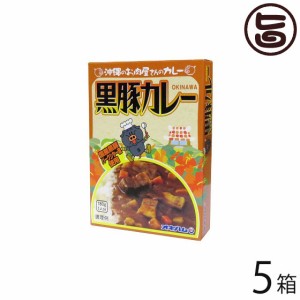 オキハム 沖縄のお肉屋さんのカレー 黒豚カレー 180g×5箱 沖縄 人気 定番 土産 惣菜 コクのある味わい深いカレー