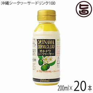 オキナワ シークヮーサー 100 200ml×20本 オキハム 沖縄 土産 南国フルーツ ノビレチン