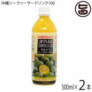 オキナワ シークヮーサー 100 500ml×2本 オキハム 沖縄 土産 南国フルーツ ノビレチン