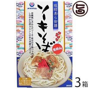 オキハム 琉球美ら御膳 ソーキそば 2食入り×3箱 沖縄 人気 定番 土産 郷土料理 蕎麦粉不使用