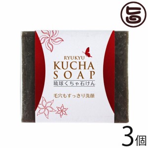 沖縄ウコン販売 琉球クチャ石けん 120g×3個 沖縄 土産 人気 クチャ 天然泥 自然由来 洗顔料 琉球天然泥 沖縄海洋深層水使用