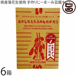 琉球うりずん物産 県産落花生使用 おかしなとうふのものがたり おうちでつくるじーまーみ豆腐セット×6箱 沖縄