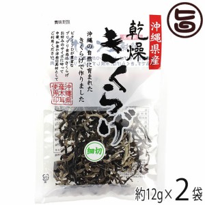 真常 沖縄県産 乾燥きくらげ 細切り 12g×2袋 沖縄 人気 定番 土産 海藻 沖縄県産あらげきくらげ