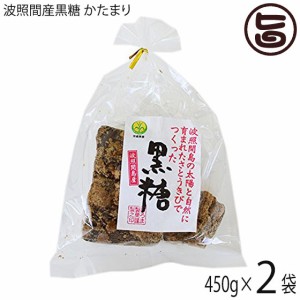 希少波照間産黒糖 かたまり 450g×2袋 沖縄 定番 土産 お菓子 純黒糖 黒砂糖