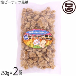 塩ピーナッツ黒糖 250g×2P