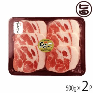 JAおきなわ あぐー 肩ロース 焼肉 500g×2P 沖縄 土産 豚肉 県産ブランド豚あぐー ご自宅用に