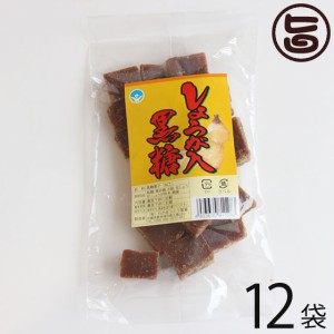 わかまつどう製菓 しょうが黒糖 (加工) 140g×12袋 沖縄 人気 土産 定番 お菓子 黒砂糖