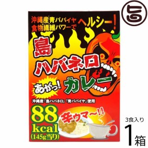 渡具知 島ハバネロカレー 145g×3食入×1箱 沖縄 人気 土産 たけしの家庭の医学 ターメリック クルクミン