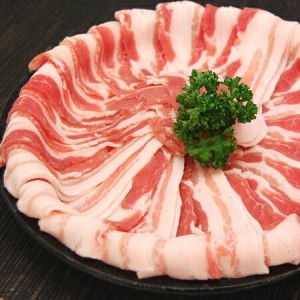 豚バラスライス（500ｇ) 【豚肉 ぶた肉 ブタ肉 バラ 精肉 豚肉 豚バラ 冷凍 冷凍食品 キムチ鍋 寄せ鍋 しゃぶしゃぶ 冷しゃぶ カレー】