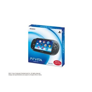 中古：PlayStation Vita (プレイステーション ヴィータ) 3G/Wi‐Fiモデル クリスタル・ブラック (初回限定版) (PCH-1100 AA01)