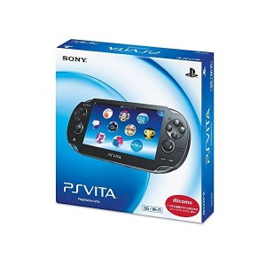 中古：PlayStation Vita (プレイステーション ヴィータ) 3G/Wi-Fiモデル クリスタル・ブラック 限定版 (PCH-1100AB01)