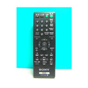 中古：SONY ソニー 純正DVDプレーヤーリモコン RMT-D187J