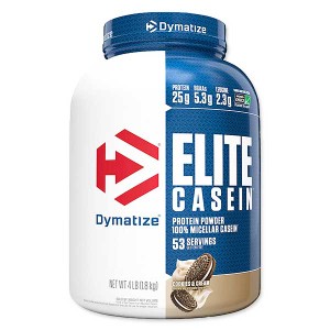 ダイマタイズ エリート カゼインプロテイン クッキー&クリーム味 4lb 1.8kg 約53回分 Dymatize Elite Casein Cookie and Cream カゼイン