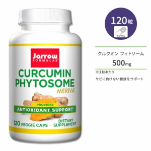 ジャローフォーミュラズ クルクミン フィトソーム 500mg 120粒 ベジカプセル Jarrow Formulas Curcumin Phytosome 500MG 120 VCAPS サプ