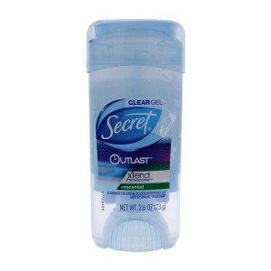 シークレット デオドラント クリアジェル 無香料 unscented 2本