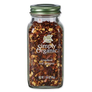 Simply Organic Crushed Red Pepper 1.59 oz.（45g）シンプリーオーガニック クラッシュド レッドペッパー 45g 粗挽きチリペッパー オー