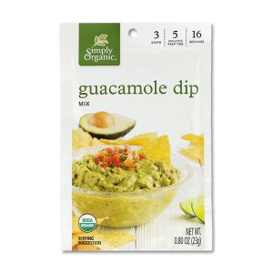 Simply Organic Guacamole Dip Mix Certified Organic シンプリーオーガニック ワカモレディップミックス 23g アボカド オーガニック 有