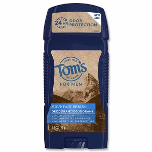 Tom's of Maine 男性向け スティックデオドラント ナチュラルタイプ マウンテンスプリングの香り 79g(2.8oz) トムズオブメイン