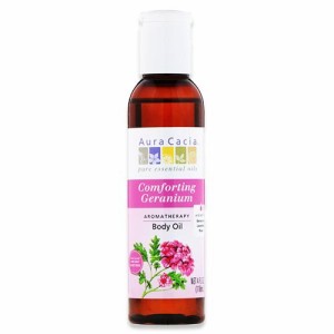 AURA CACIA ゼラニウム ボディーオイル 118ml（4floz） オーラカシア