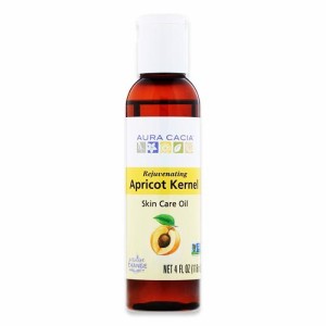 AURA CACIA リジュベネイティング アプリコットカーネルスキンケアオイル 118ml（4floz） オーラカシア