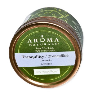 100%天然大豆エッセンシャルオイルキャンドル トランクイリティー ラベンダー 79.38g（2.8oz）Arom a Naturals（アロマナチュラルズ）