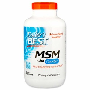 MSM OptiMSM 1000mg 360粒 カプセル Doctors BEST （ドクターズベスト）