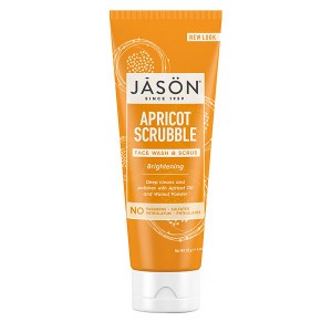 Jason Natural ブライトニング アプリコット スクラブ 洗顔&スクラブ 113g（4oz） ジェイソンナチュラル