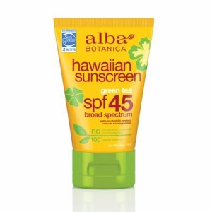 alba botanica ハワイアンサンスクリーン SPF45 グリーンティ 113ml（4oz） アルバボタニカ